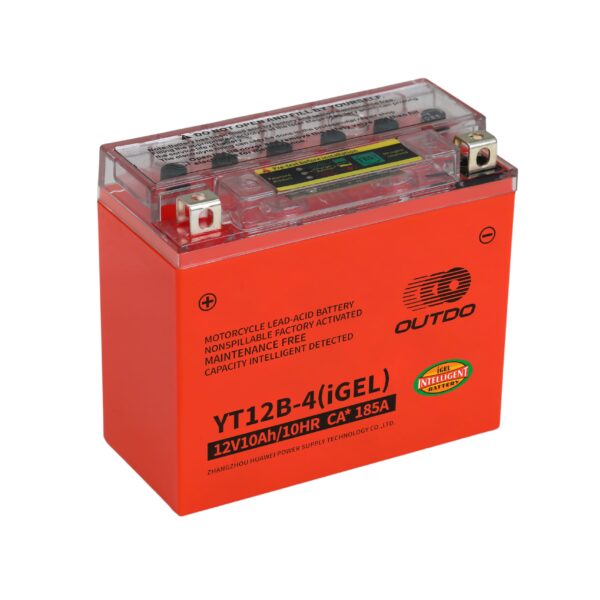 YT12B-4(IGEL)<br><p>Outdo Motorcycle Battery</p><p>2V-10Ah</p>