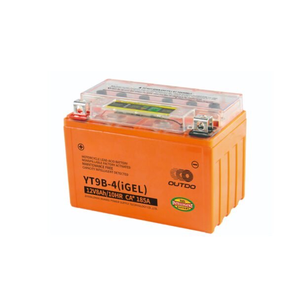 YT9B-4(IGEL)<br><p>Outdo Motorcycle Battery</p><p>12V-8Ah</p>